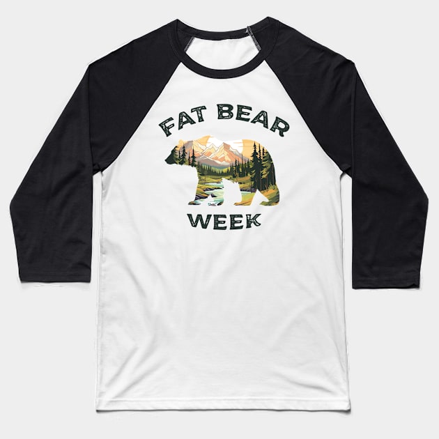 fat bear week Baseball T-Shirt by Yopi